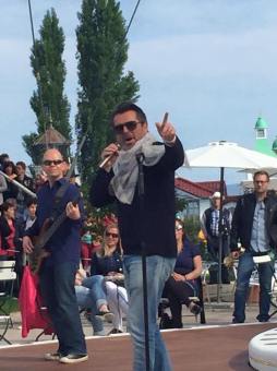 With Thomas Anders at ZDF Fernsehgarten